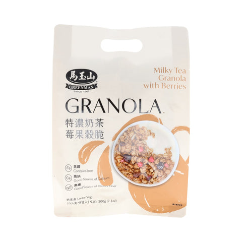Milky Tea Granola with Berries, 25g x 8