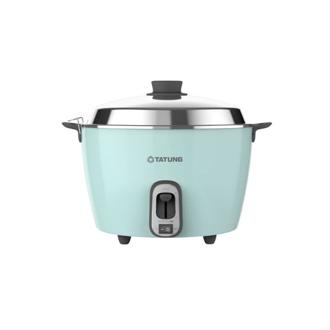 Ta Tung Stainless Steel Rice Cooker - Aqua Blue, 1.1 Litre