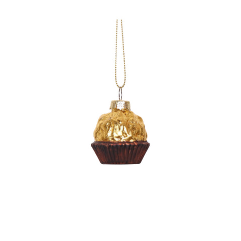 The Ambassadors Chocolate Resin Bauble Tree Decoration, 7cm