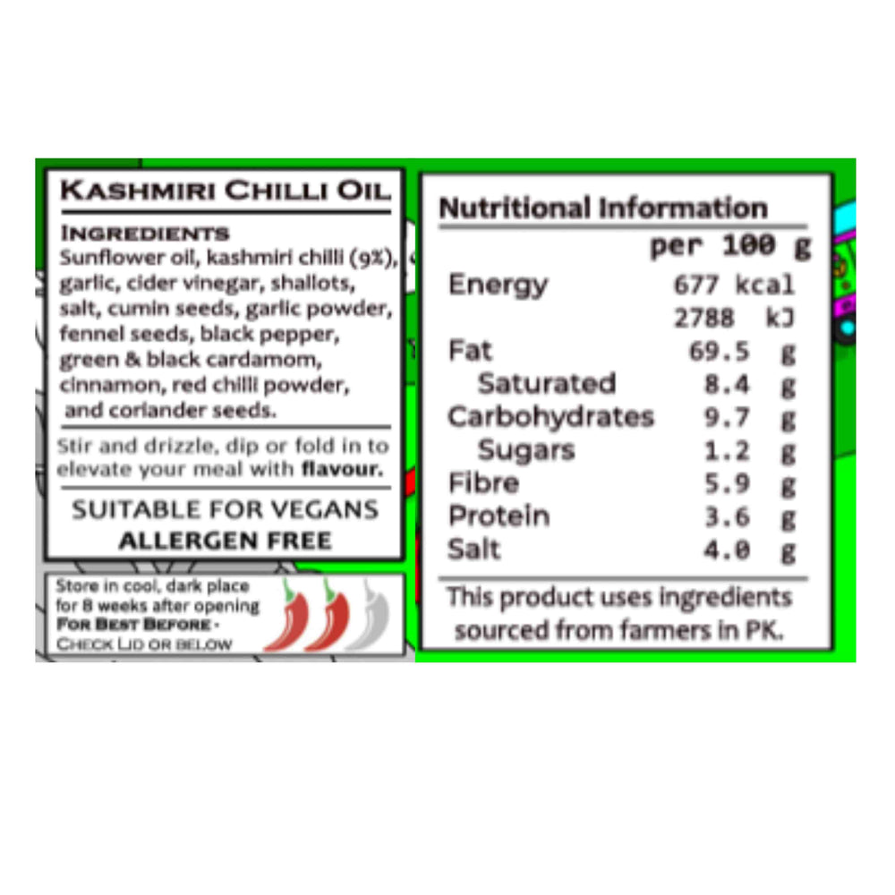 Kashmiri Chilli Oil, 160g