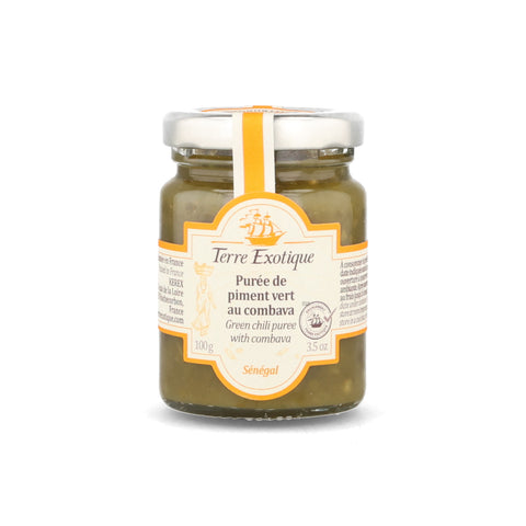 Terre Exotique Green Chilli Puree with Combava, 100g
