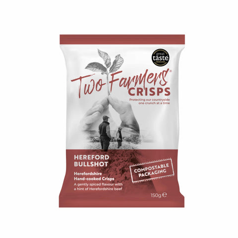 Two Farmers Hereford Bullshot Potato Crisps, 150g