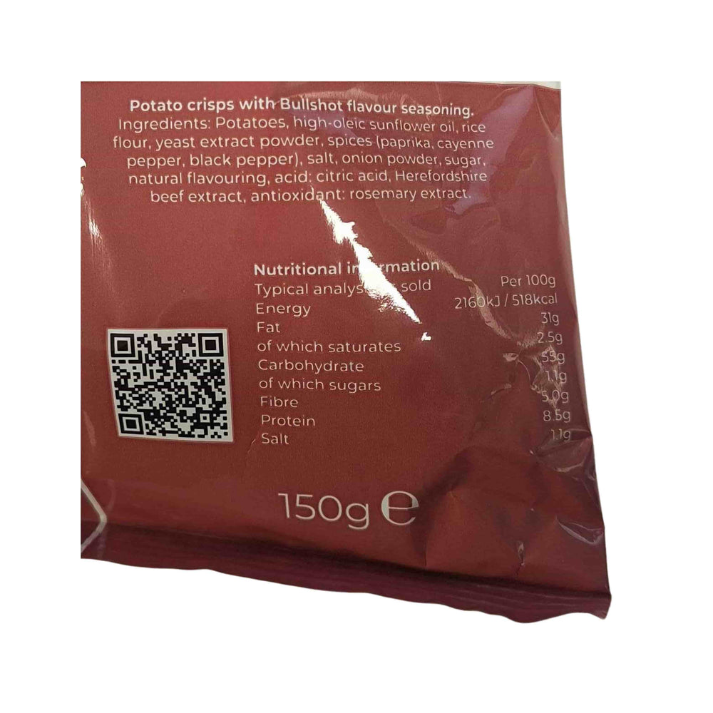 Two Farmers Hereford Bullshot Potato Crisps, 150g