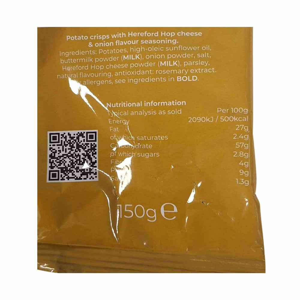 Two Farmers Hereford Hop Cheese & Onion Potato Crisps, 150g