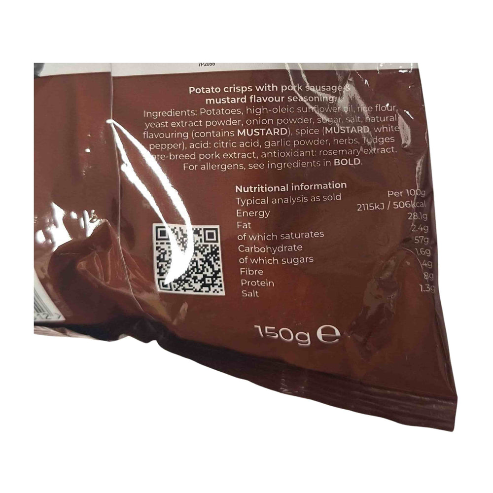 Two Farmers Herefordshire Sausage & Mustard Potato Crisps, 150g