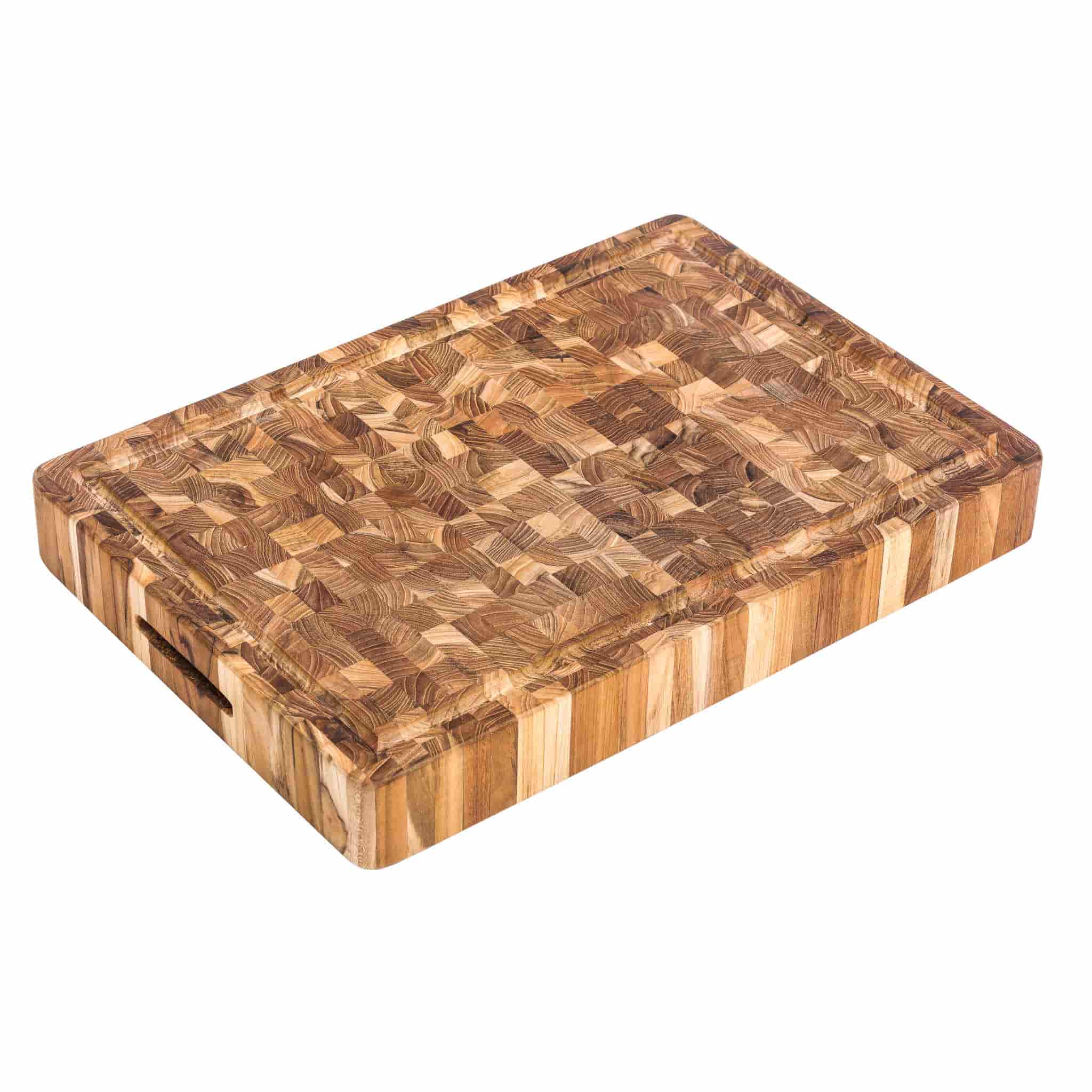 Teakhaus End Grain Butcher Block Carving Board, Extra Thick