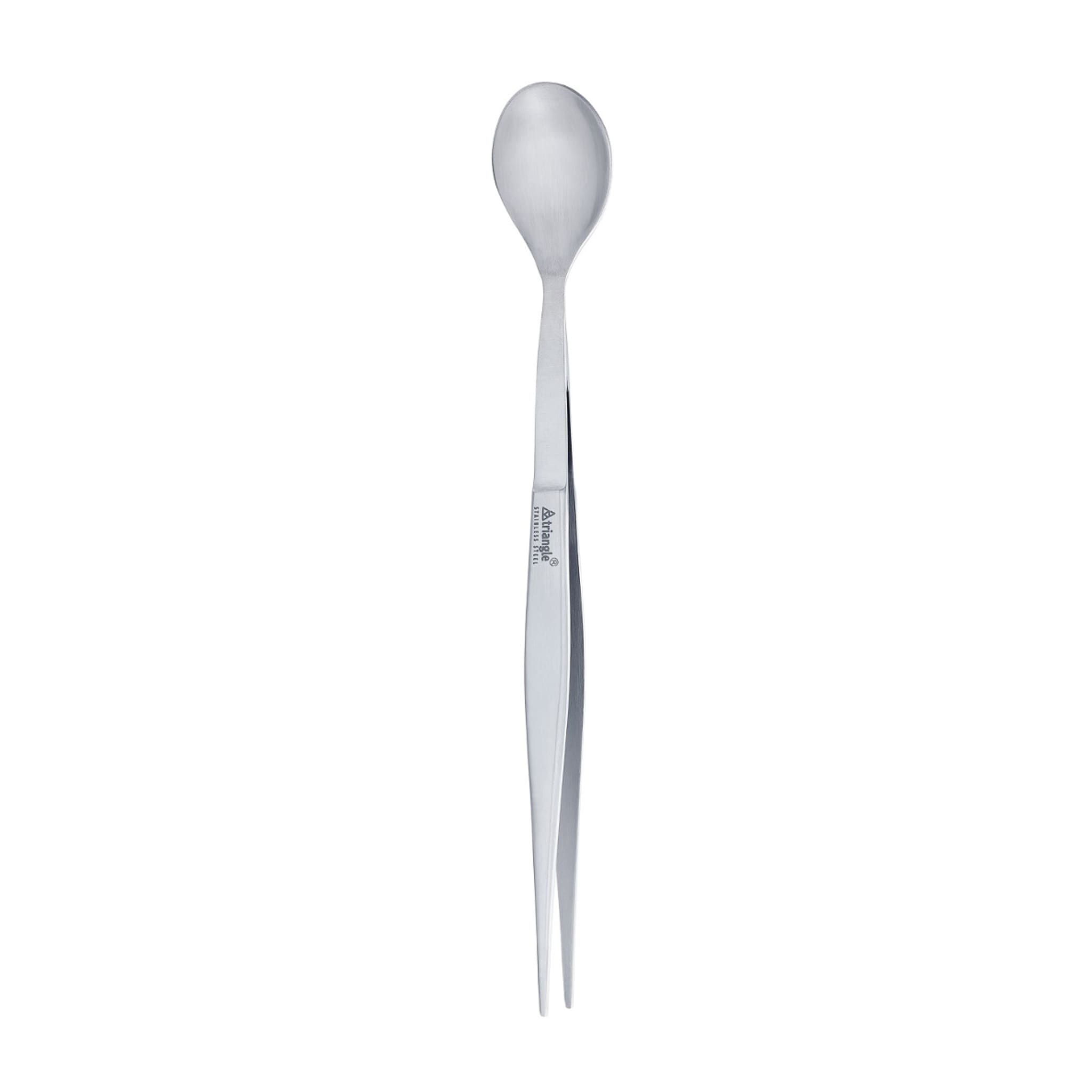 Triangle Stainless Steel Chef Tasting Spoon with Tweezers | Buy online ...