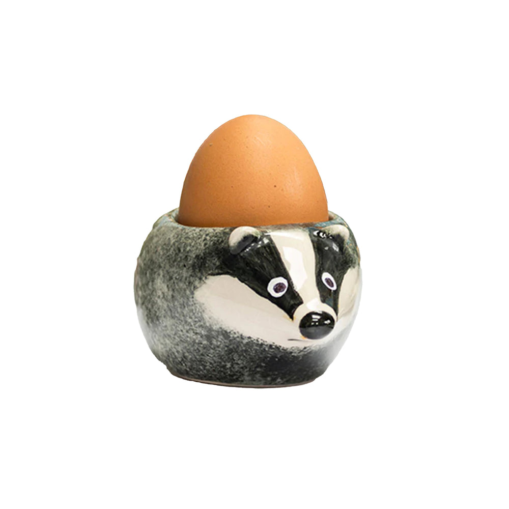Hannah Turner Badger Egg Cup, 11.5cm