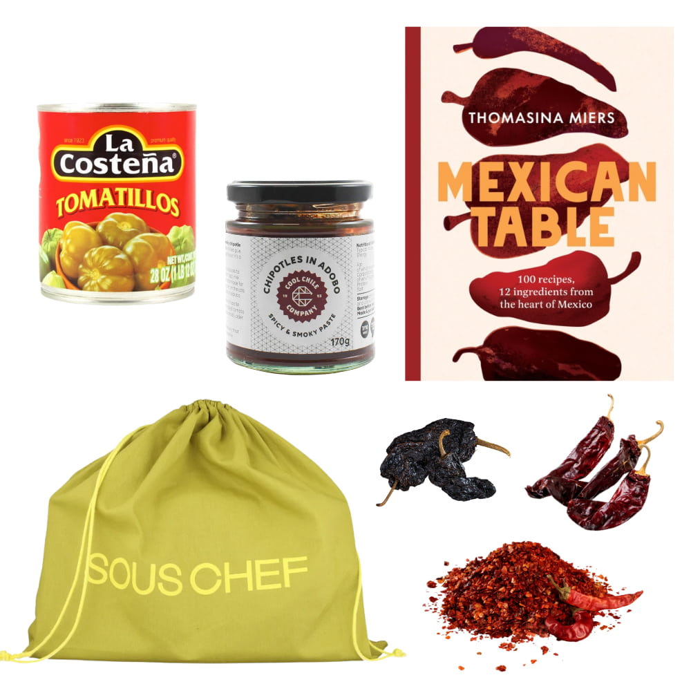 Thomasina Miers Mexican Table Cookbook & Ingredient Set