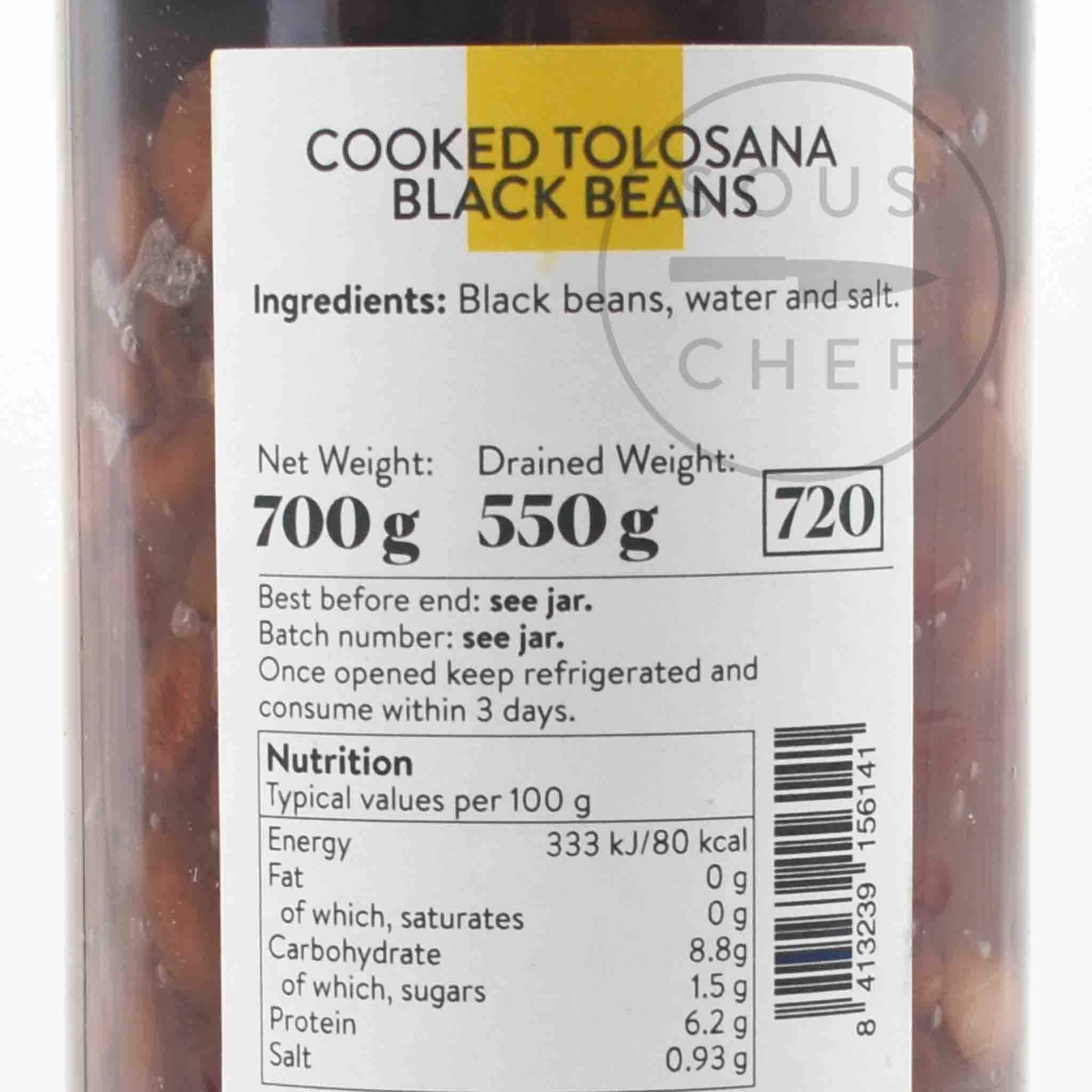 Navarrico Tolosana Black Beans, 660g
