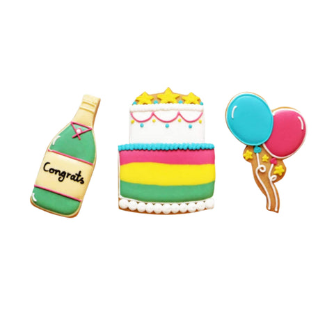 Biscuiteers Congratulations Letterbox Iced Biscuits, 60g