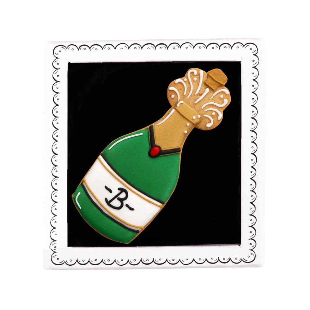 Biscuiteers Champagne Letterbox Iced Biscuit, 15g