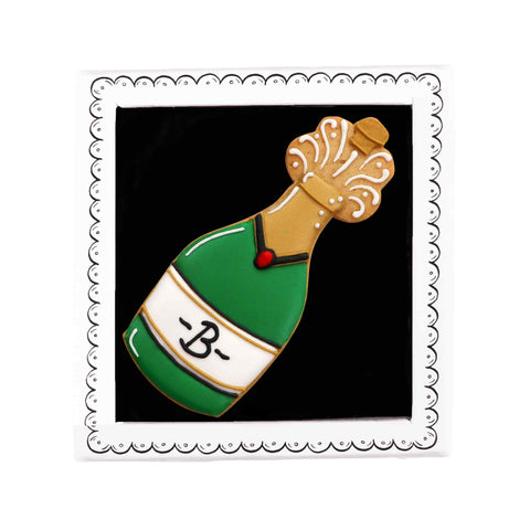 Biscuiteers Champagne Letterbox Iced Biscuit, 15g