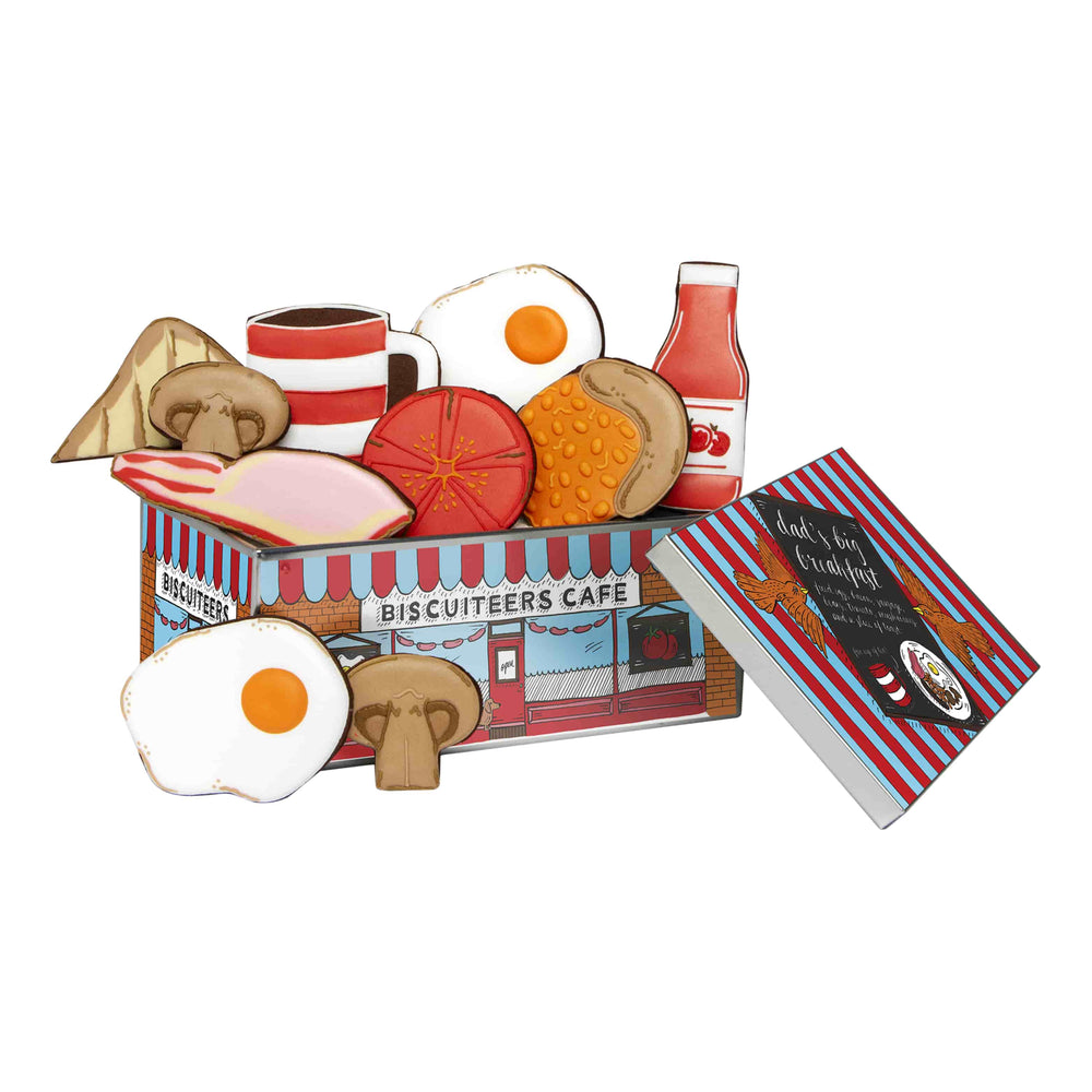 Biscuiteers Dad's Big Breakfast Iced Biscuits in Tin, 120g