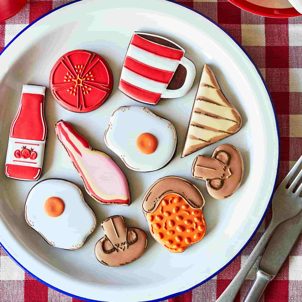 Biscuiteers Dad's Big Breakfast Iced Biscuits in Tin, 120g