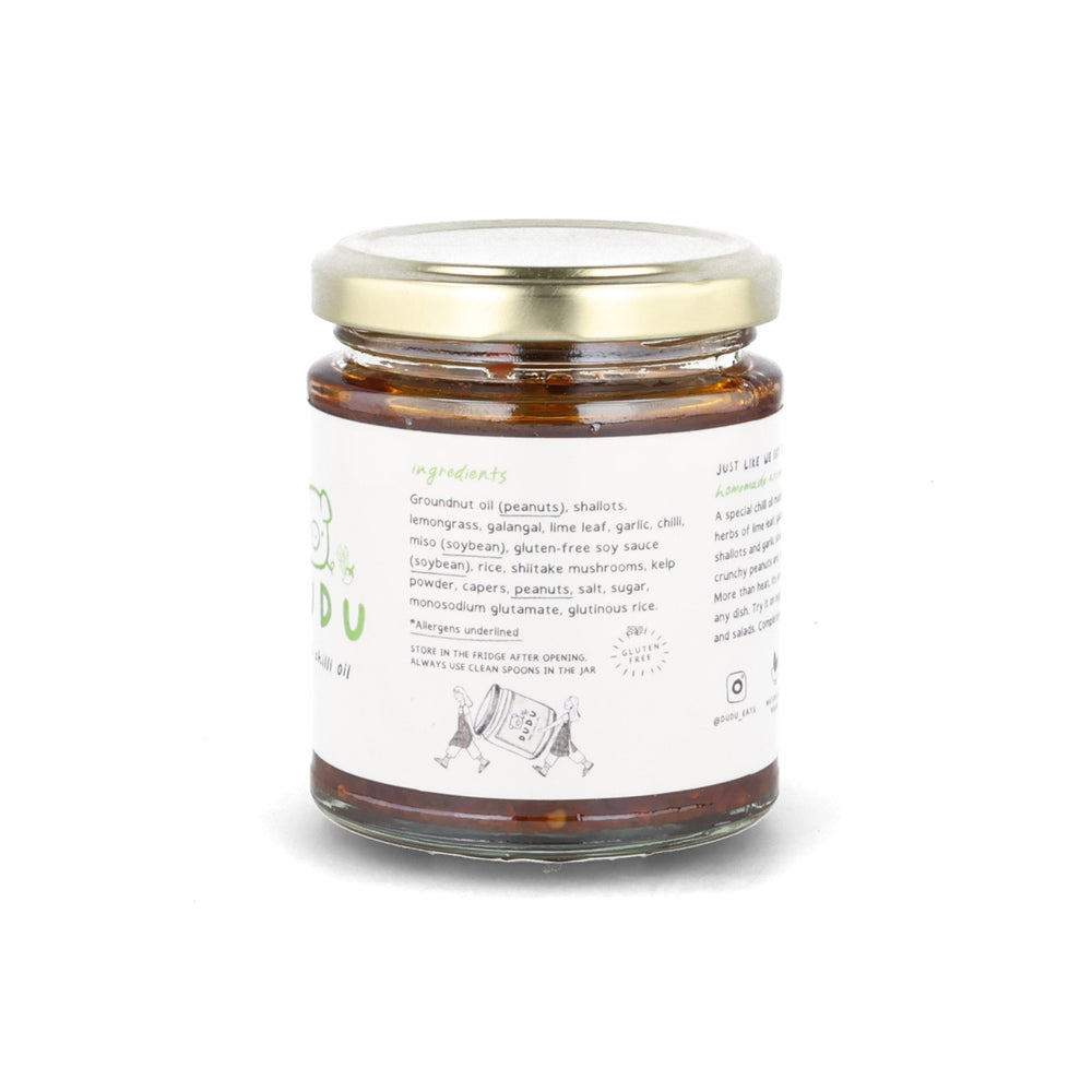 Dudu Eats Lemongrass Chilli Oil, 190ml