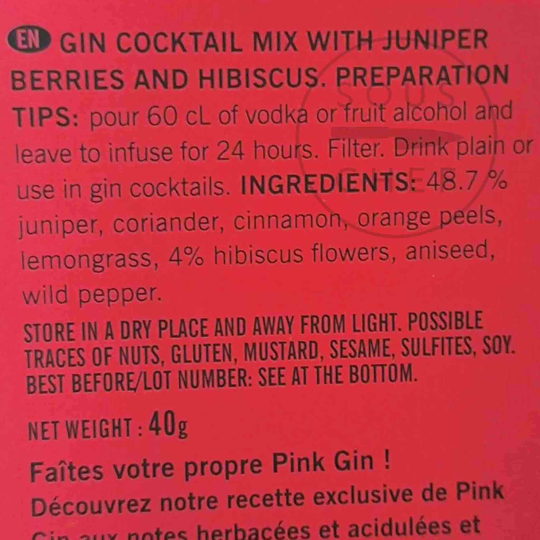 Make Your Own Pink Gin Infusion, 40g