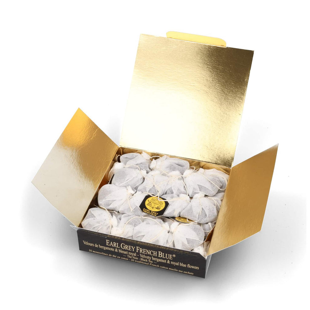 Mariage Freres Earl Grey French Blue Tea Bags, 75g