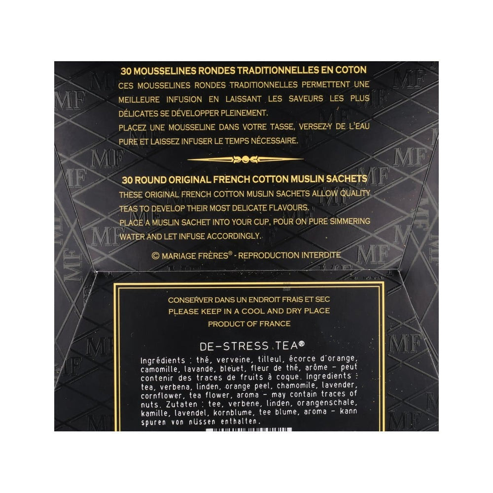 Mariage Freres De-Stress Tea Tea Bags, 75g
