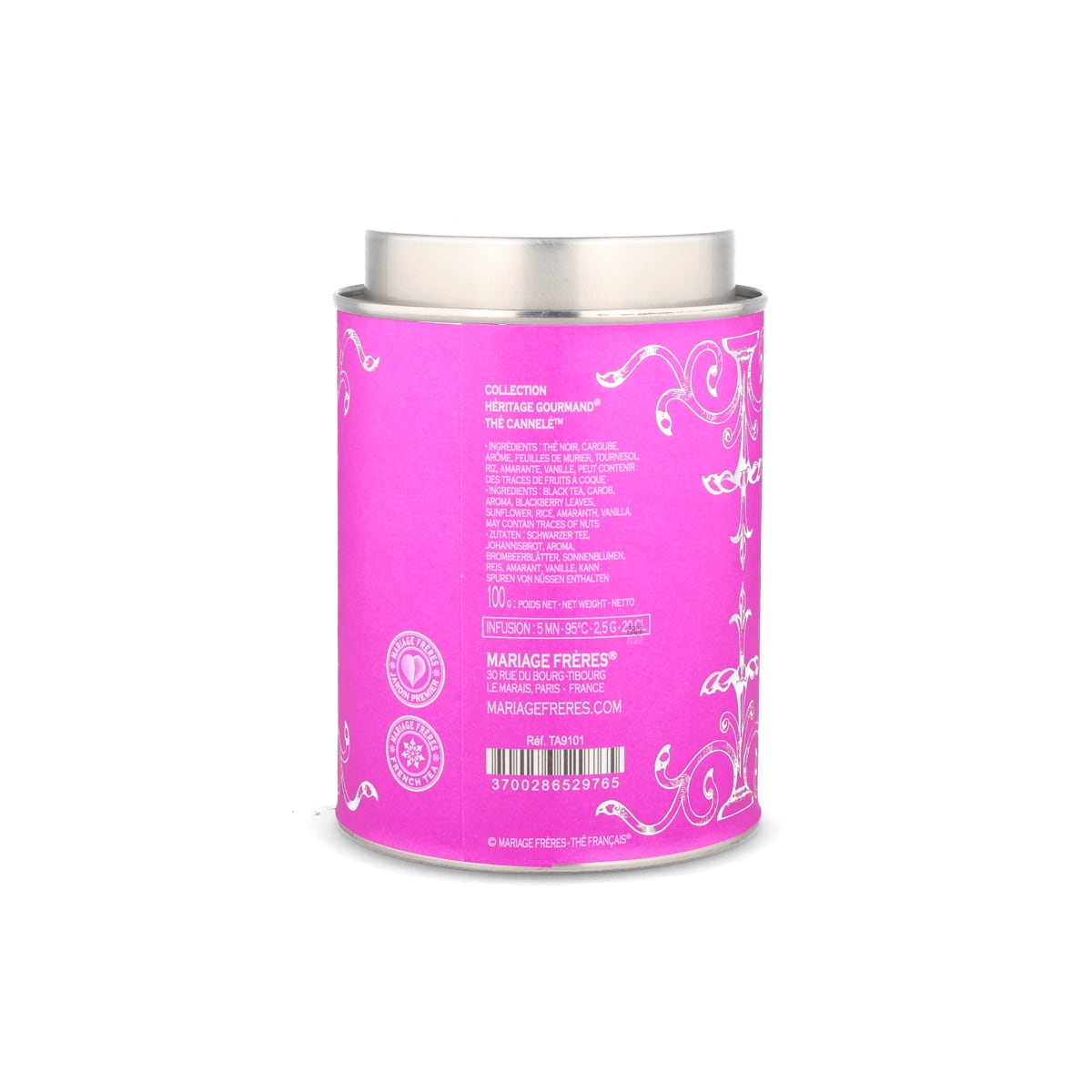 Mariage Freres Heritage Gourmand Cannele Black Loose Tea, 100g