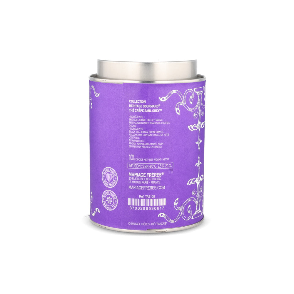 Mariage Freres Heritage Gourmand Crepe Earl Grey Black Loose Tea, 100g