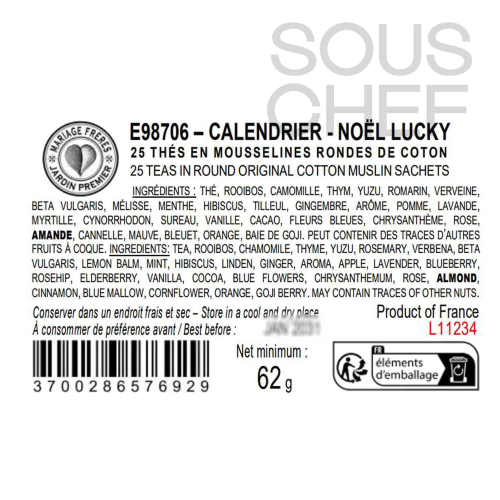 Mariage Freres Tea Advent Calendar