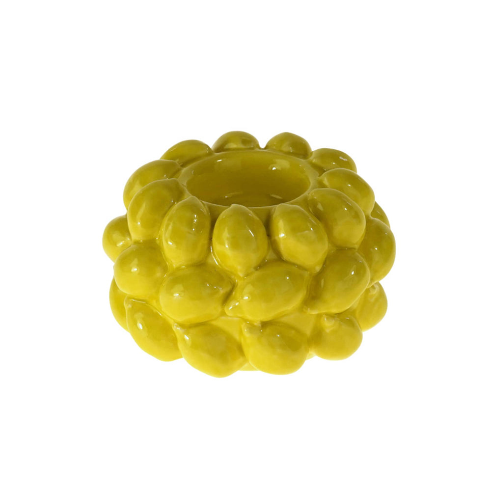 Ceramic Lemon Candle Holder