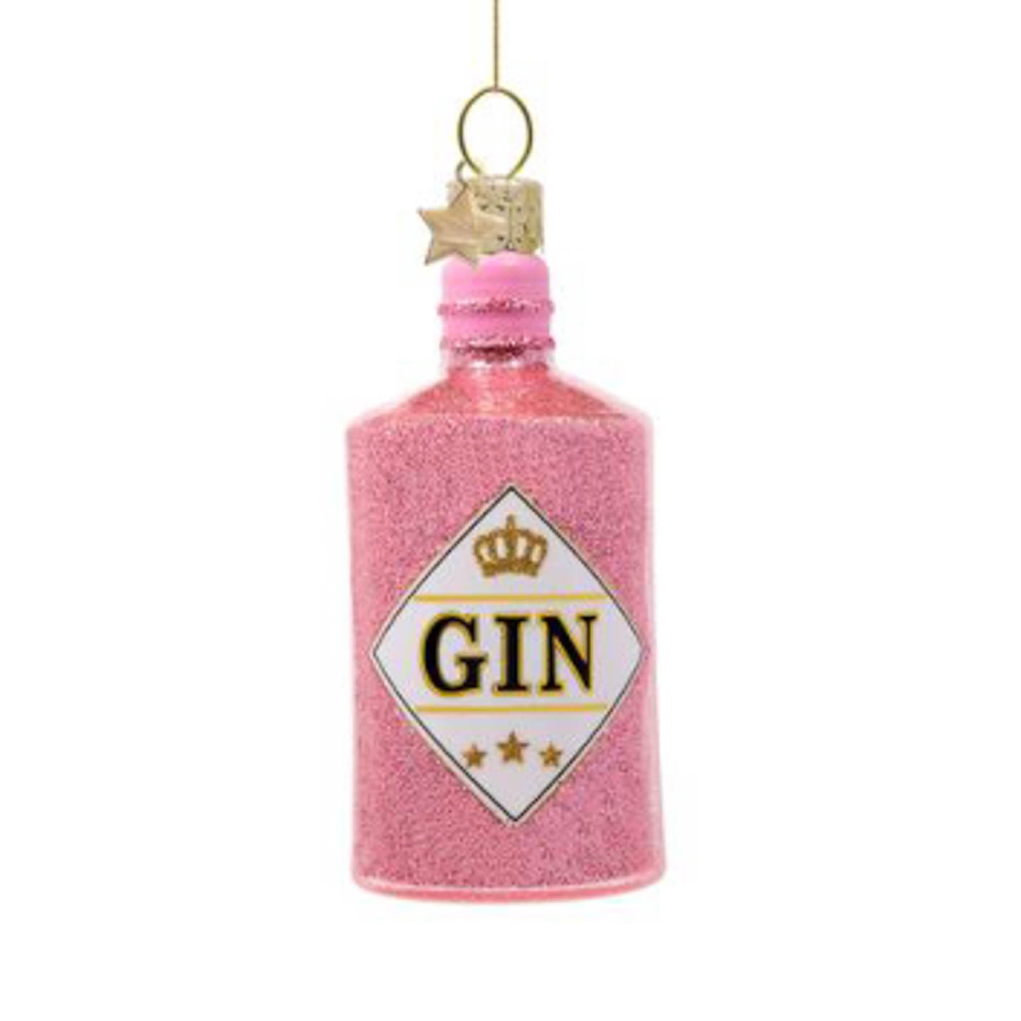 Pink Gin Bauble Tree Decoration