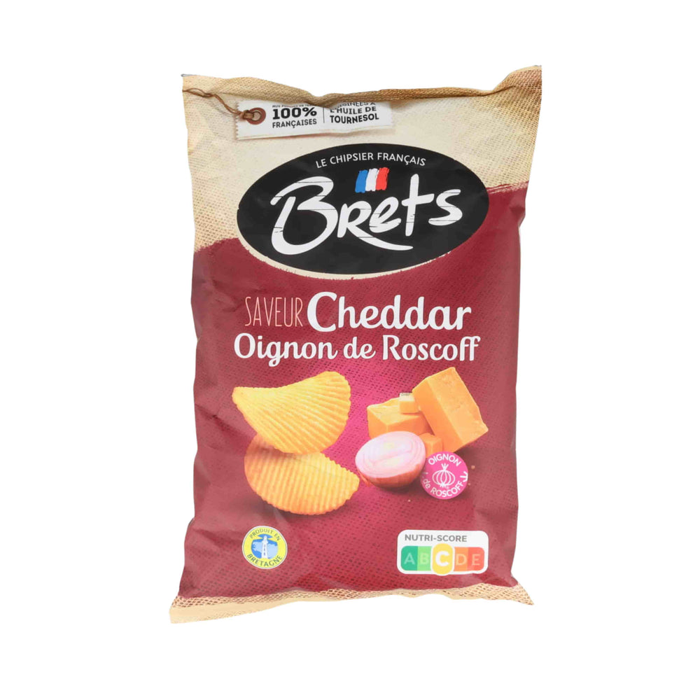 Bret's Cheddar & Onion Crisps, 125g