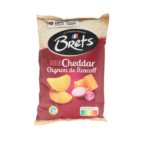 Bret's Cheddar & Onion Crisps, 125g