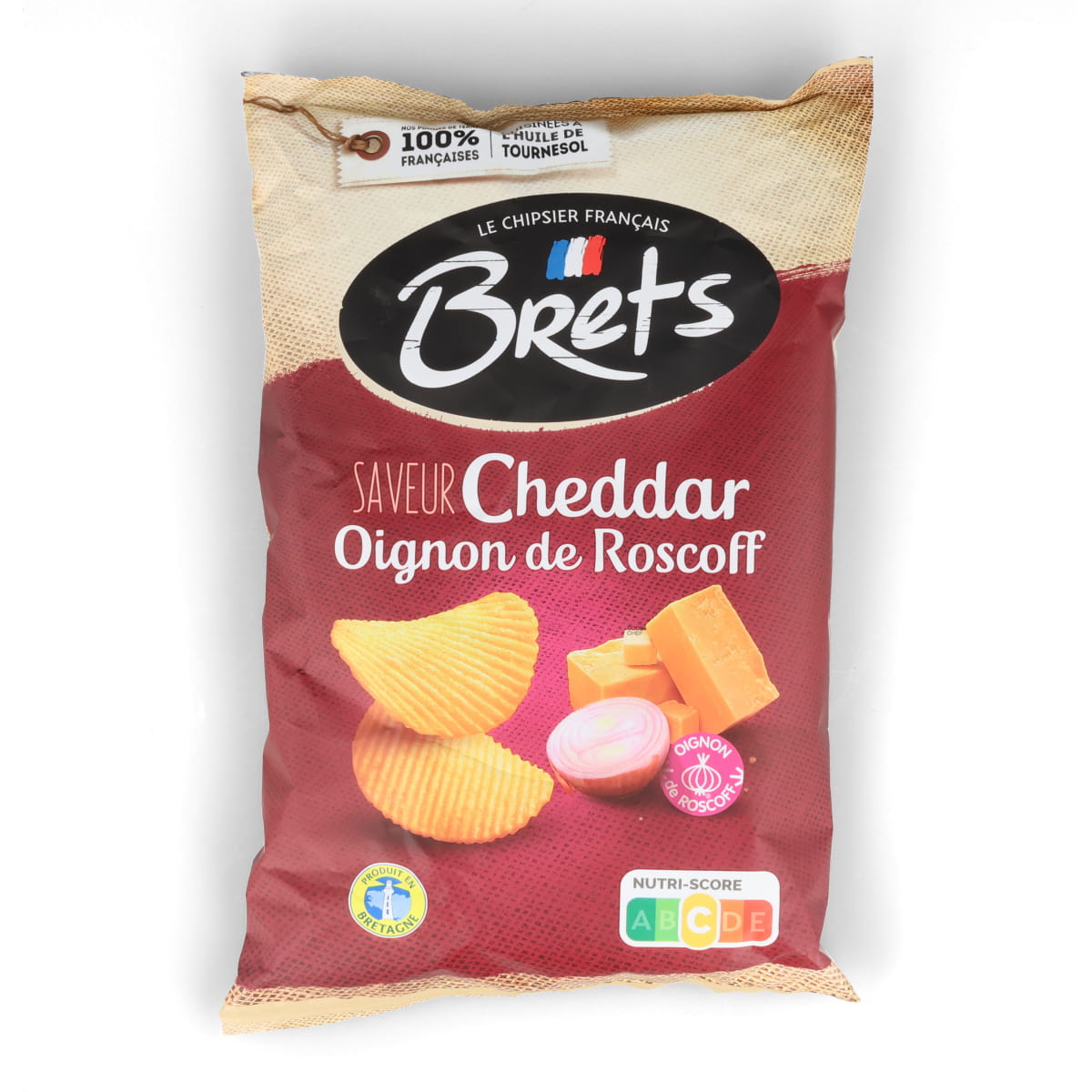 Bret's Cheddar & Onion Crisps, 125g
