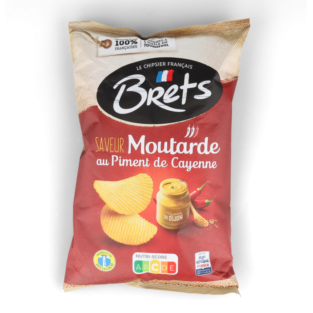 Bret's Mustard & Cayenne Pepper Crisps, 125g