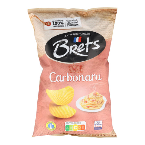 Bret's Carbonara Crisps, 125g