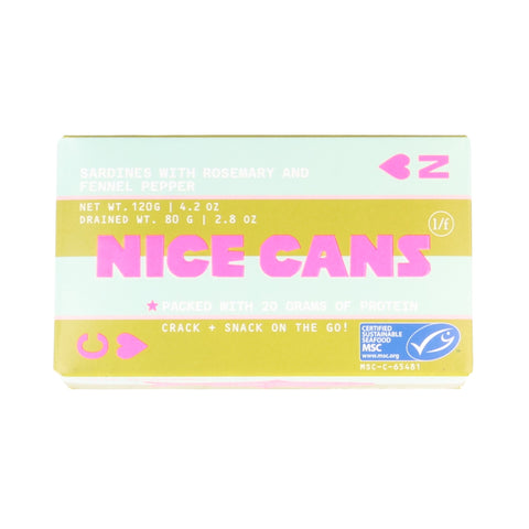 Nice Cans Rosemary & Fennel Sardines, 120g