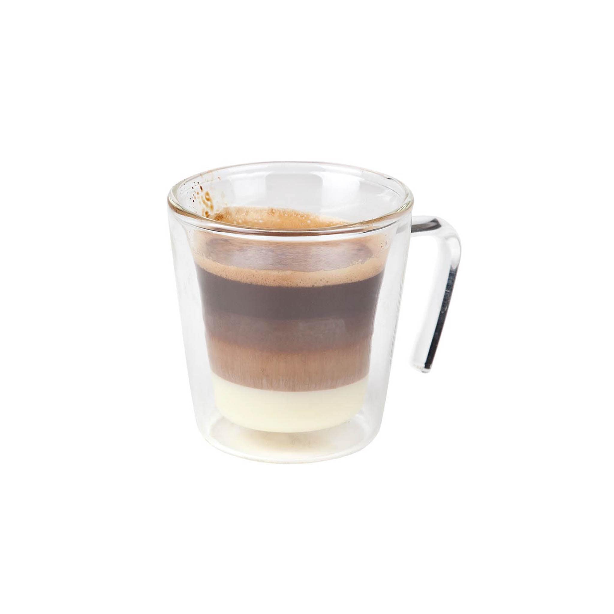 Double Walled Borosilicate Glass Small Coffee Cup, 120ml