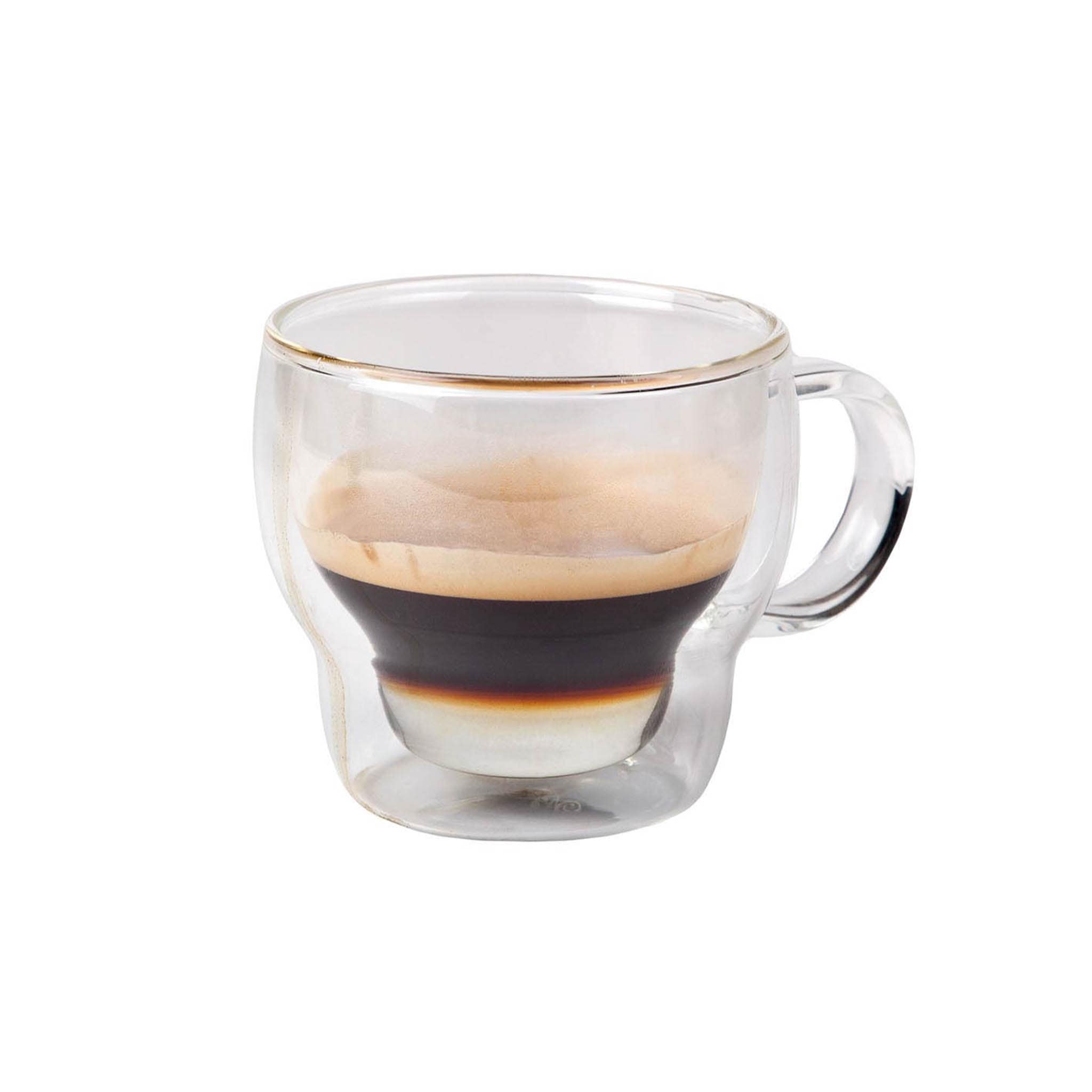 Double Walled Borosilicate Glass Capuccino Cup, 230ml