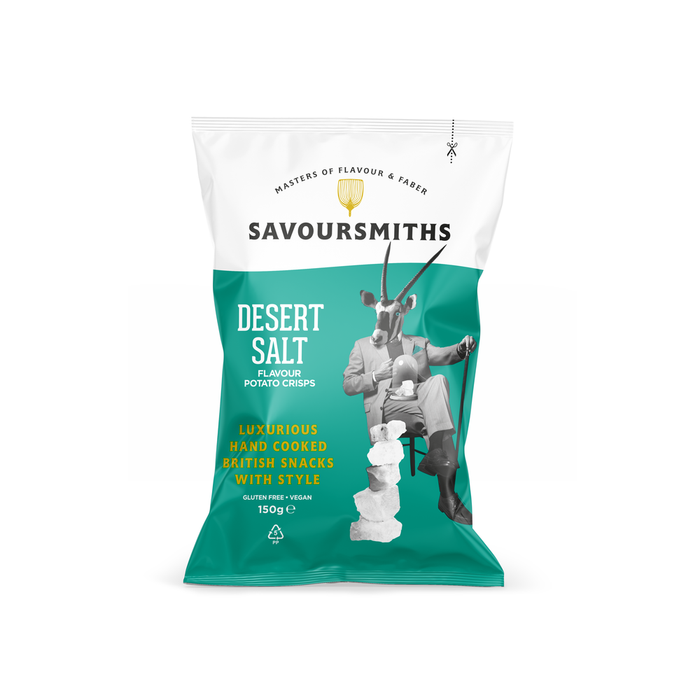 Savoursmiths Desert Salt Crisps, 150g