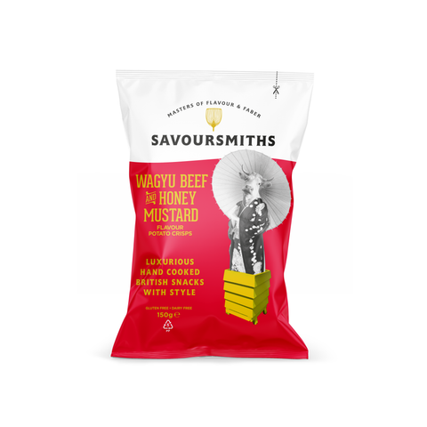 Savoursmiths Wagyu Beef with Honey & Mustard Crisps, 150g