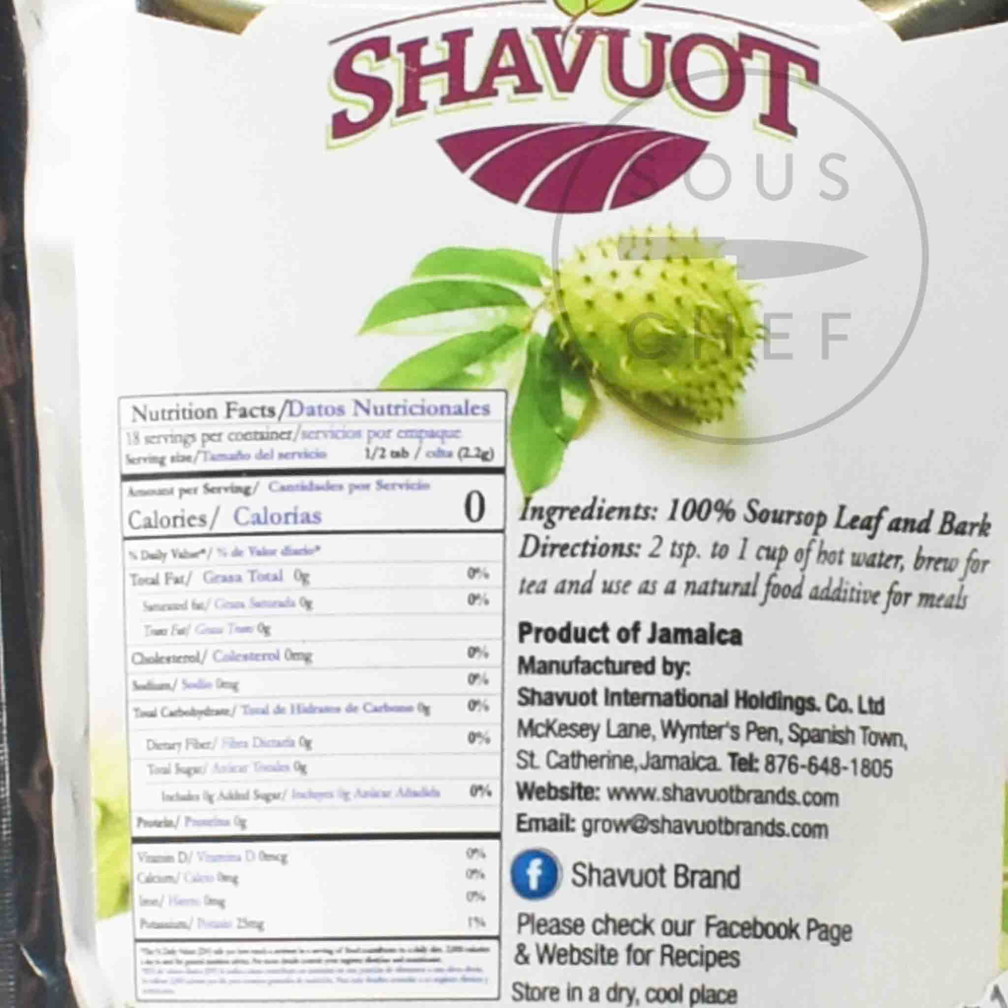 Shavuot Soursop Powder, 40g
