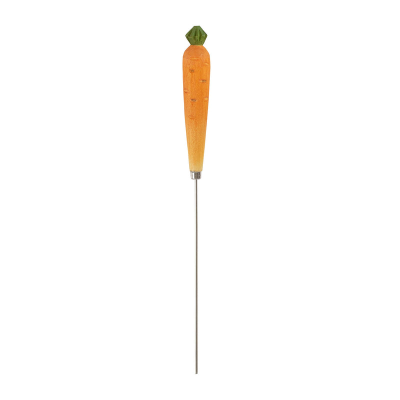 Handcarved Carrot Design Cake and Vegetable Tester