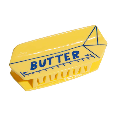 Eat My Socks Butter Hair Claw Clip