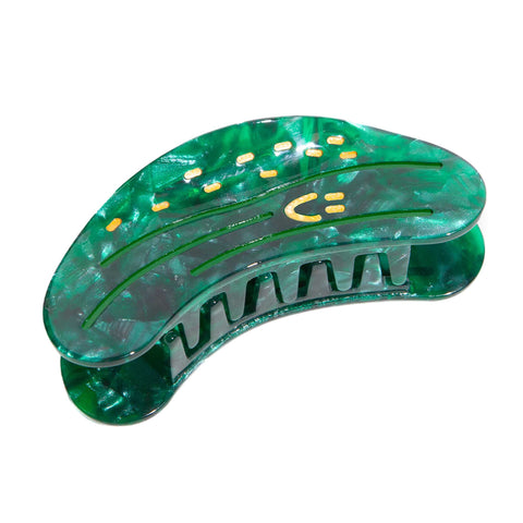 Eat My Socks Pickle Hair Claw Clip