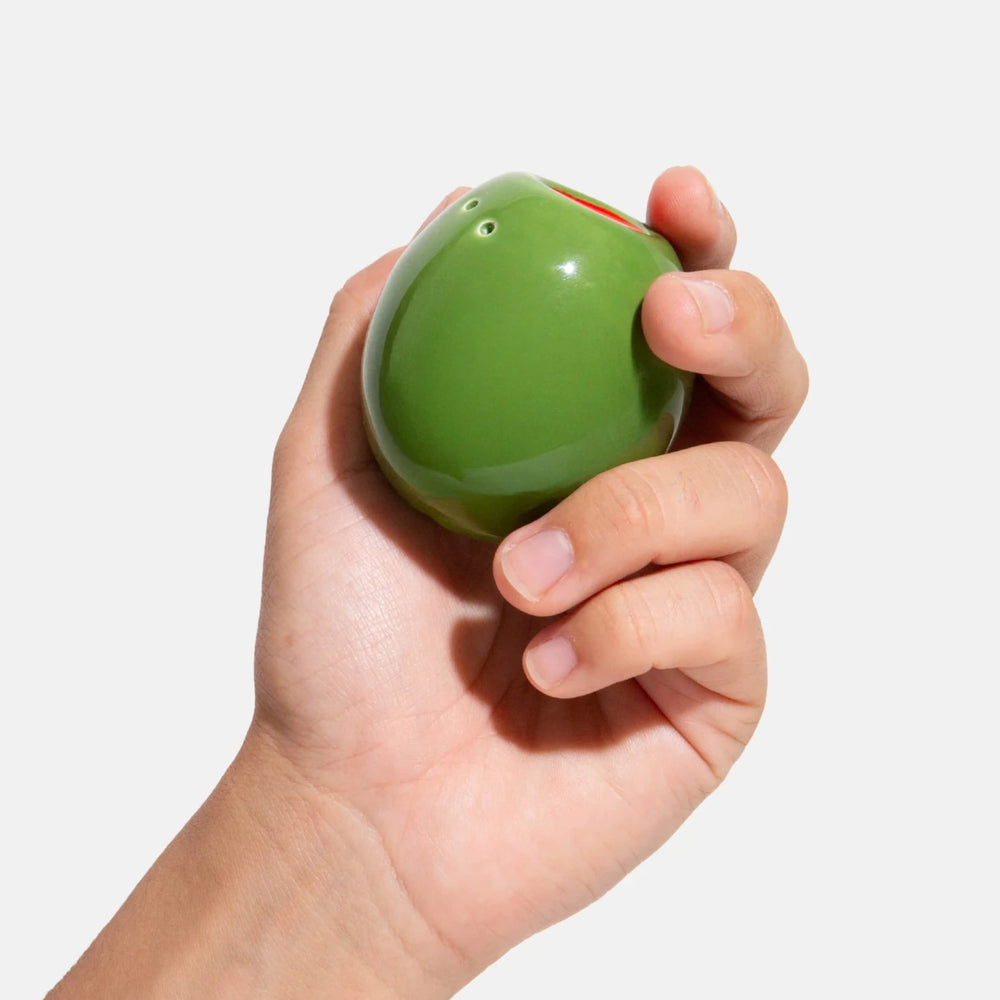 Green Olive Ceramic Salt & Pepper Shakers