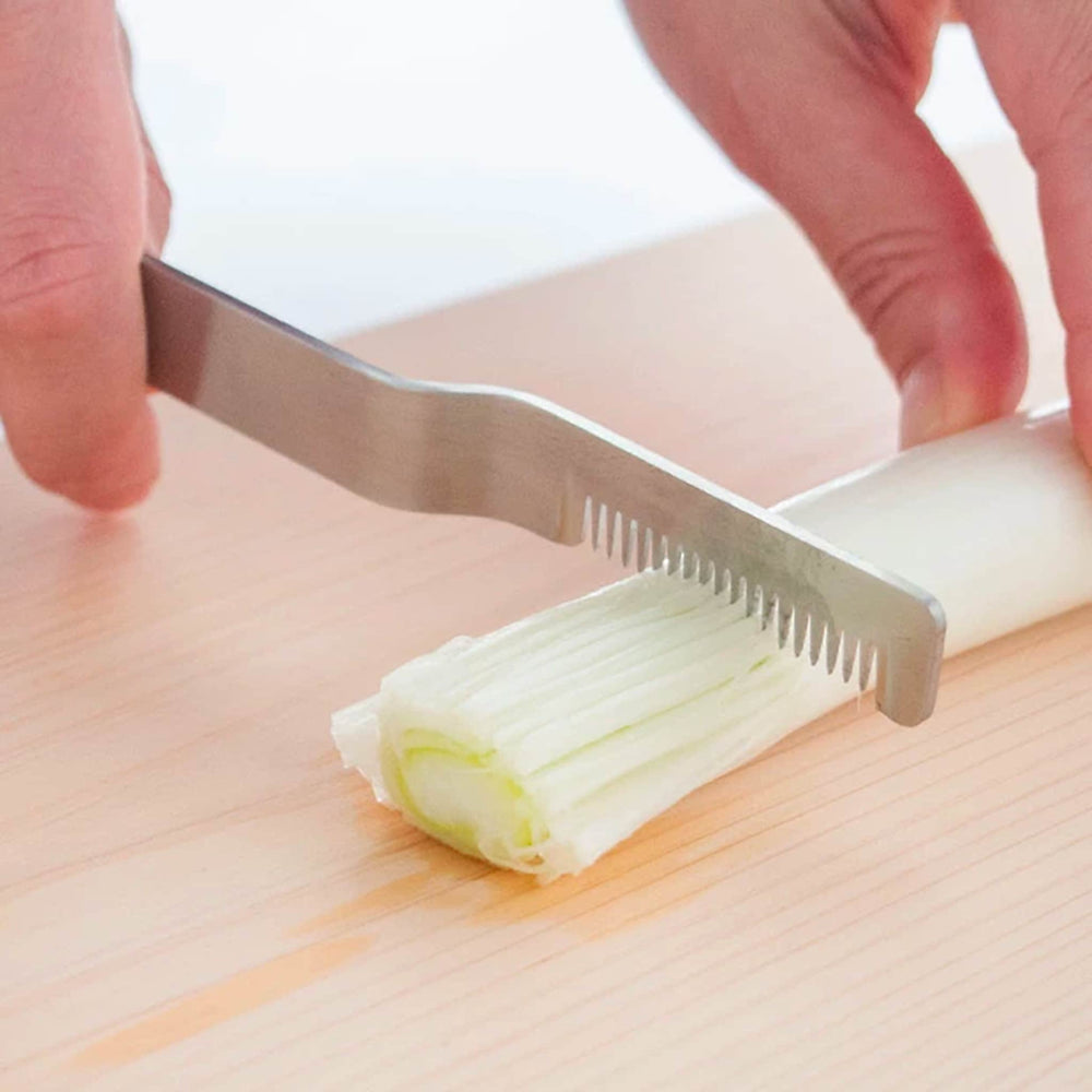 Spring Onion Slicer Knife Stainless Steel Blade Vegetable Shred Cutter Spring Onion Slicer Knife Stainless Steel Blade Vegetable Shred Cutter