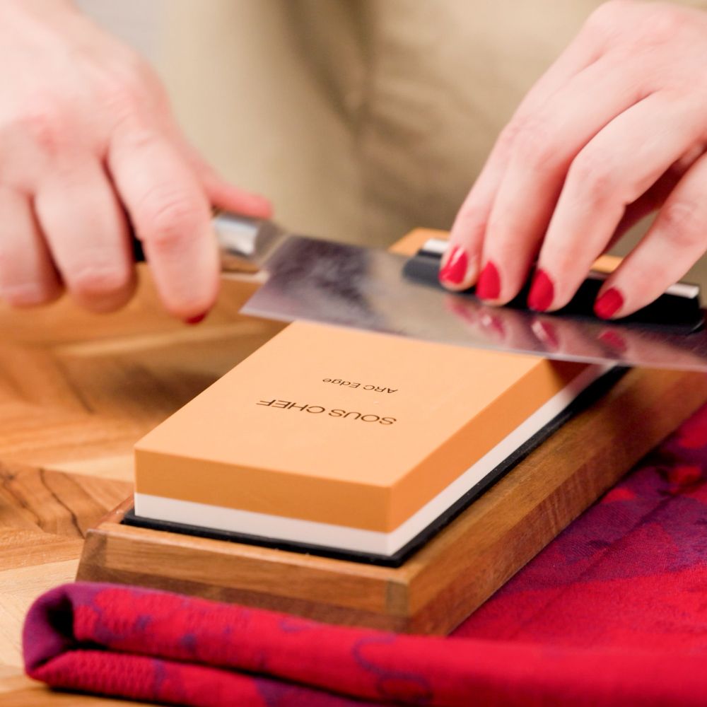 Sous Chef ARC Edge Combination Whetstone Set, 1000/5000 Grit