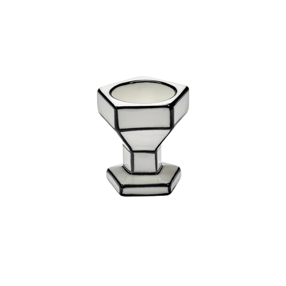 Serax Carte Blanche White & Black Ceramic Egg Cup