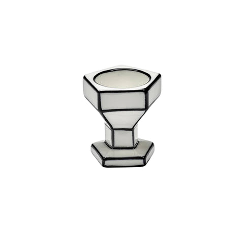 Serax Carte Blanche White & Black Ceramic Egg Cup