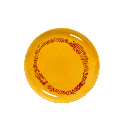 Serax Feast by Ottolenghi Yellow Stripes Small Plate, 19cm
