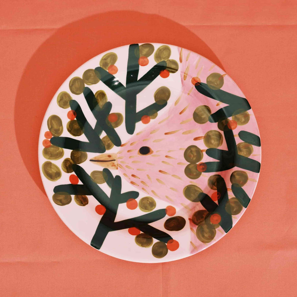 Serax Set of 2 Santiago de Borja Multicoloured Dinner Plates 01, 26cm