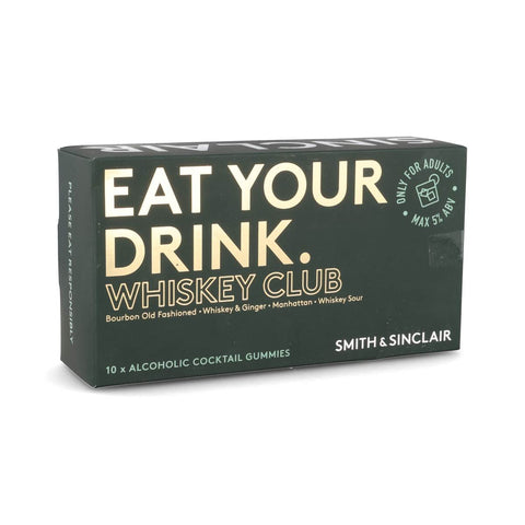 Whiskey Club 5%ABV Alcoholic Cocktail Jelly Sweets, 140g